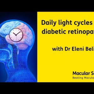 Daily light cycles and diabetic retinopathy